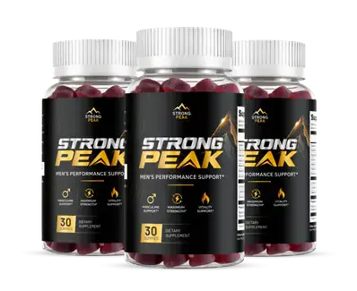StrongPeak daily men's wellness routine